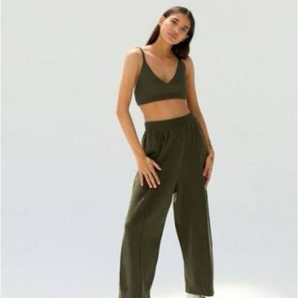 Olive Green Women's Pants
